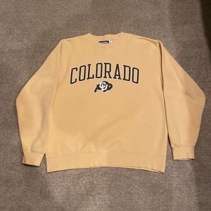 University of Colorado, Boulder crewneck. Bought at the university.